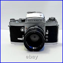 Vintage Miranda G T 35mm Film Camera Bundle 50mm Lens, case, bag, accessories