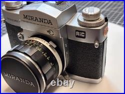 Vintage Miranda Sensorex II 35mm Camera Working Condition with Light Meter