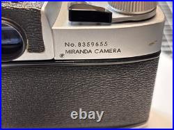 Vintage Miranda Sensorex II 35mm Camera Working Condition with Light Meter