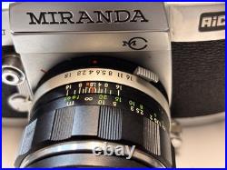 Vintage Miranda Sensorex II 35mm Camera Working Condition with Light Meter