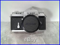 Vintage NIKON F 35mm Camera withNikkor-S 12, f = 5cm Lens + EXTRAS