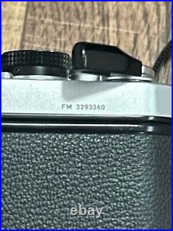 Vintage NIKON FM 3293360 35mm Film Camera With Nikkor 50mm Lens 11.4 4764002