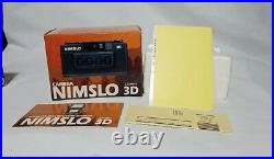 Vintage NIMSLO 3D Quadra Lens 35mm Film Camera & Flash Excellent Condition