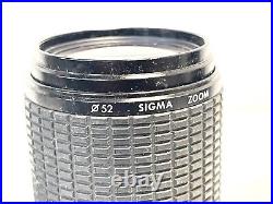 Vintage Nikkor And Sigma Camera Lenses