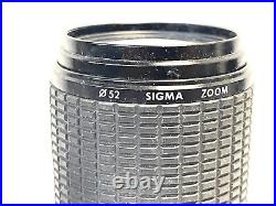 Vintage Nikkor And Sigma Camera Lenses