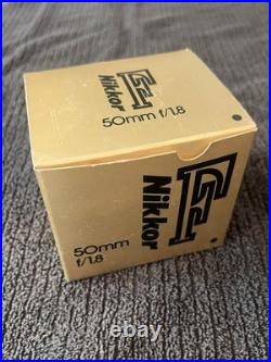 Vintage Nikkor F 50mm f/1.8 NIB