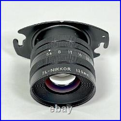 Vintage Nikon EL-Nikkor 135mm f/5.6 Camera Lens Retaining Ring Disc Flange Board