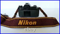 Vintage Nikon EM 50mm 1.8 Lens 35mm Film Camera Bundle