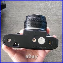 Vintage Nikon EM Black SLR Film Camera with Nikon Lens and Case