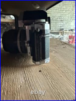 Vintage Nikon F 33mm Film Camera With Nikkor-S Auto 35mm f/2.8 Lens