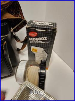 Vintage Nikon F 35mm Camera Lot With 50mm Lens + Extra Lens Flash, Case + More