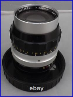Vintage Nikon F 35mm Film Camera Adapters 35mm & 105mm Lens