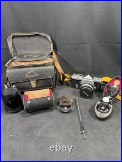 Vintage Nikon F Camera Kit with Lens, Sekonic Light Meter, Filters, Accessories Vintage Nikon F Camera Kit with Lens, Sekonic Light Meter, Filters, Accessories