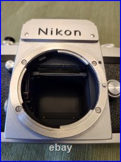 Vintage Nikon F Kit with 3 Lenses and light meter Mirror Stuck / Needs Service