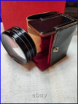 Vintage Nikon F Kit with 3 Lenses and light meter Mirror Stuck / Needs Service