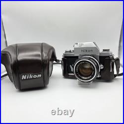 Vintage Nikon F Photomic 35mm SLR Film Camera With Nikkor-H 50mm Lens & Case