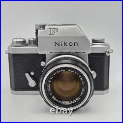 Vintage Nikon F Photomic 35mm SLR Film Camera With Nikkor-H 50mm Lens & Case
