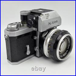 Vintage Nikon F Photomic 35mm SLR Film Camera With Nikkor-H 50mm Lens & Case