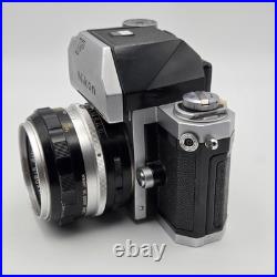 Vintage Nikon F Photomic 35mm SLR Film Camera With Nikkor-H 50mm Lens & Case