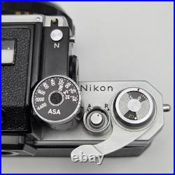 Vintage Nikon F Photomic 35mm SLR Film Camera With Nikkor-H 50mm Lens & Case