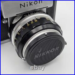 Vintage Nikon F Photomic 35mm SLR Film Camera With Nikkor-H 50mm Lens & Case