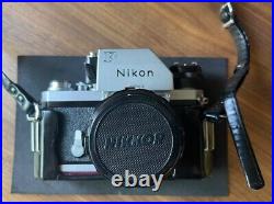 Vintage Nikon F Photomic SLR Camera with Nikkor-S 50mm Lens Working Condition