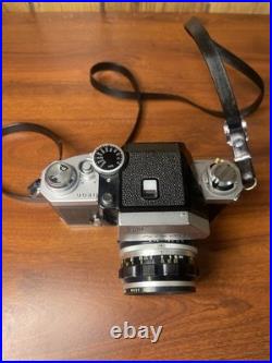 Vintage Nikon F SLR Camera Kit Black Silver with Lenses Filters Manuals Bag Film