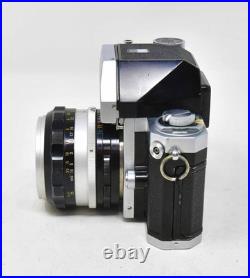 Vintage Nikon F SLR Film Camera with 50mm f1.4 Nikkor-S Lens