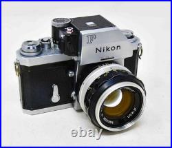 Vintage Nikon F SLR Film Camera with 50mm f1.4 Nikkor-S Lens