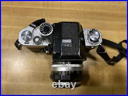 Vintage Nikon F2 Photomic 35mm Film Camera Nikkor-S 50mm 11.4 Lens Untested