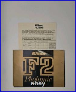 Vintage Nikon F2 Photomic DP-1 35mm SLR Camera Lot with 43-86mm & 28-200mm Lens