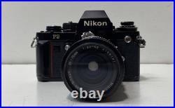 Vintage Nikon F3 35mm SLR Film Camera with 35-70mm Lens & 2X Teleconverter
