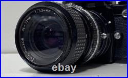 Vintage Nikon F3 35mm SLR Film Camera with 35-70mm Lens & 2X Teleconverter