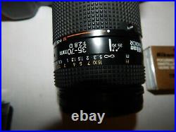 Vintage Nikon F4 35mm Camera With Lenses And Lots Of Extras Free Shipping