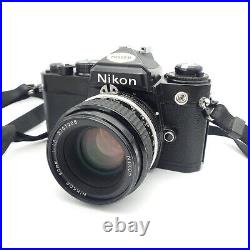 Vintage Nikon FE 35mm SLR Camera + Nikkor 50mm f1.8 AI-S Lens READ