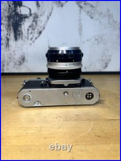 Vintage Nikon FE2 35mm SLR Film Camera Black Body Bundle With Lenses Untested