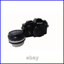 Vintage Nikon FG 35mm Film Camera with Lens Nikon Series E 50mm 1.8