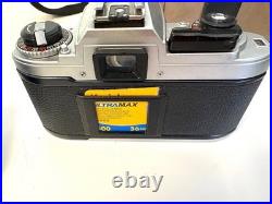 Vintage Nikon FG 35mm SLR Camera Outfit Lot with Lenses Sunpak & Accessories WORKS