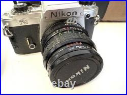 Vintage Nikon FG 35mm SLR Camera Outfit Lot with Lenses Sunpak & Accessories WORKS Vintage Nikon FG 35mm SLR Camera Outfit Lot with Lenses Sunpak & Accessories WORKS