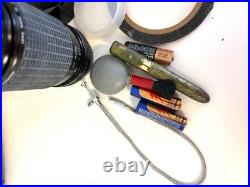 Vintage Nikon FG 35mm SLR Camera Outfit Lot with Lenses Sunpak & Accessories WORKS Vintage Nikon FG 35mm SLR Camera Outfit Lot with Lenses Sunpak & Accessories WORKS