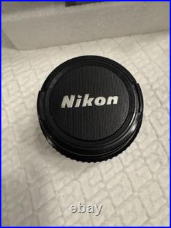 Vintage Nikon FG Black 35mm Film Camera With 50mm f1.8 Series-E Lens