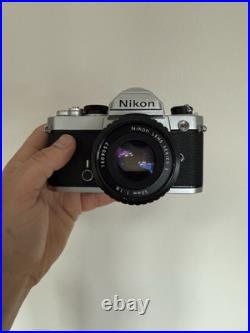 Vintage Nikon FM 35mm Camera (Very Clean) Nikkor-S 50mm Lens (Made In Japan)