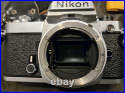 Vintage Nikon FM 35mm Film Camera with Nikkor 50mm f/1.8 Lens & Custom Strap C