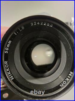 Vintage Nikon FM 35mm Film Camera with Nikkor 50mm f/1.8 Lens & Custom Strap C