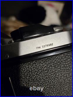 Vintage Nikon FM 35mm Film Camera with Nikkor 50mm f/1.8 Lens & Custom Strap C