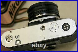 Vintage Nikon FM2 35mm Film Camera, SeriesE 50mm Lens, Lowe-Pro Case, Neck Strap