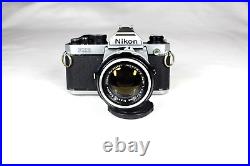 Vintage Nikon FM2 Silver 35mm SLR Film Camera Nikkor-S 50mm f1.4 Lens 4 Restorat