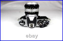 Vintage Nikon FM2 Silver 35mm SLR Film Camera Nikkor-S 50mm f1.4 Lens 4 Restorat