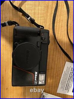 Vintage Nikon L35AF 35mm Point and Shoot Film Camera With 2 Lenses