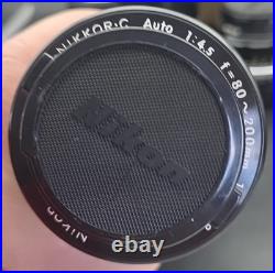 Vintage Nikon N2000 Film Camera with 5 Lens 55mm, 135mm, 300mm 80-200mm Nikkor